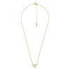 Thumbnail Image 1 of Michael Kors Love Yellow Gold Tone CZ Heart Necklace
