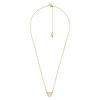 Thumbnail Image 0 of Michael Kors Love Yellow Gold Tone CZ Heart Necklace