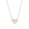 Thumbnail Image 2 of Michael Kors 14ct Rose Gold Plated Heart Pendant
