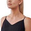 Thumbnail Image 4 of Michael Kors Sterling Silver CZ MK Logo Necklace