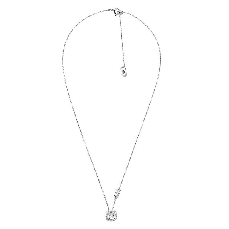 Main Image 1 of Michael Kors Brilliance Sterling Silver CZ MK Pendant