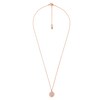 Thumbnail Image 1 of Michael Kors Brilliance 14ct Rose Gold Plated Disc Pendant