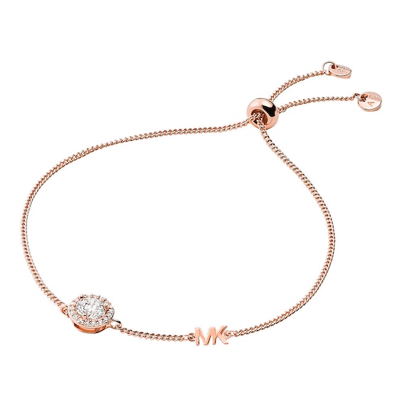 Michael Kors Women's Rose gold tone Semi precious with slider closure bracelet - Image 2