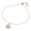 Thumbnail Image 1 of Michael Kors Brilliance 14ct Rose Gold Plated Disc Bracelet