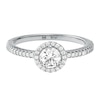 Thumbnail Image 1 of Michael Kors 14ct Sterling Silver CZ Pavé Ring (Size P)