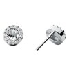 Thumbnail Image 1 of Michael Kors Sterling SIlver Logo Stud Earrings