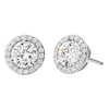 Thumbnail Image 1 of Michael Kors Sterling Silver CZ Halo Stud Earrings