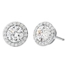 Thumbnail Image 0 of Michael Kors Sterling Silver CZ Halo Stud Earrings