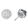 Thumbnail Image 2 of Michael Kors Sterling Silver CZ Halo Stud Earrings