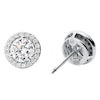 Thumbnail Image 1 of Michael Kors Sterling Silver CZ Halo Stud Earrings