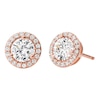 Thumbnail Image 0 of Michael Kors 14ct Rose Gold Plated CZ Halo Studs