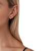 Thumbnail Image 2 of Michael Kors Sterling Silver CZ Hoop Earrings