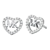 Thumbnail Image 0 of Michael Kors Sterling Silver CZ Heart Studs
