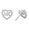 Thumbnail Image 1 of Michael Kors Sterling Silver CZ Heart Studs