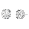 Thumbnail Image 1 of Michael Brilliance Kors Sterling Silver CZ Cushion Earrings