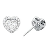 Thumbnail Image 1 of Michael Kors Brilliance Sterling Silver CZ Heart Studs