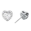 Thumbnail Image 2 of Michael Kors Brilliance Sterling Silver CZ Heart Studs