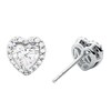 Thumbnail Image 1 of Michael Kors Brilliance Sterling Silver CZ Heart Studs