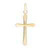 Thumbnail Image 0 of 9ct Yellow Gold Faceted Cross Pendant
