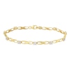 Thumbnail Image 1 of 9ct Yellow Gold & Cubic Zirconia Infinity Bracelet