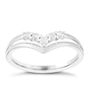 Thumbnail Image 0 of 9ct White Gold Wishbone Diamond Ring