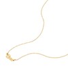 Thumbnail Image 2 of Sterling Silver & 18ct Gold Plated Vermeil Bae Nameplate 16+2"