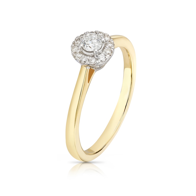 Main Image 2 of The Forever Diamond 18ct Yellow Gold 0.25ct Diamond Ring
