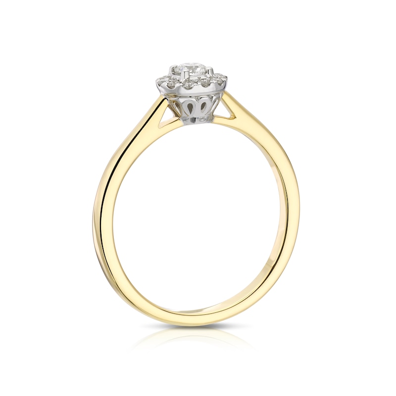 Main Image 3 of The Forever Diamond 18ct Yellow Gold 0.25ct Diamond Ring
