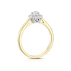 Thumbnail Image 3 of The Forever Diamond 18ct Gold 0.25ct Diamond Cushion Halo Ring