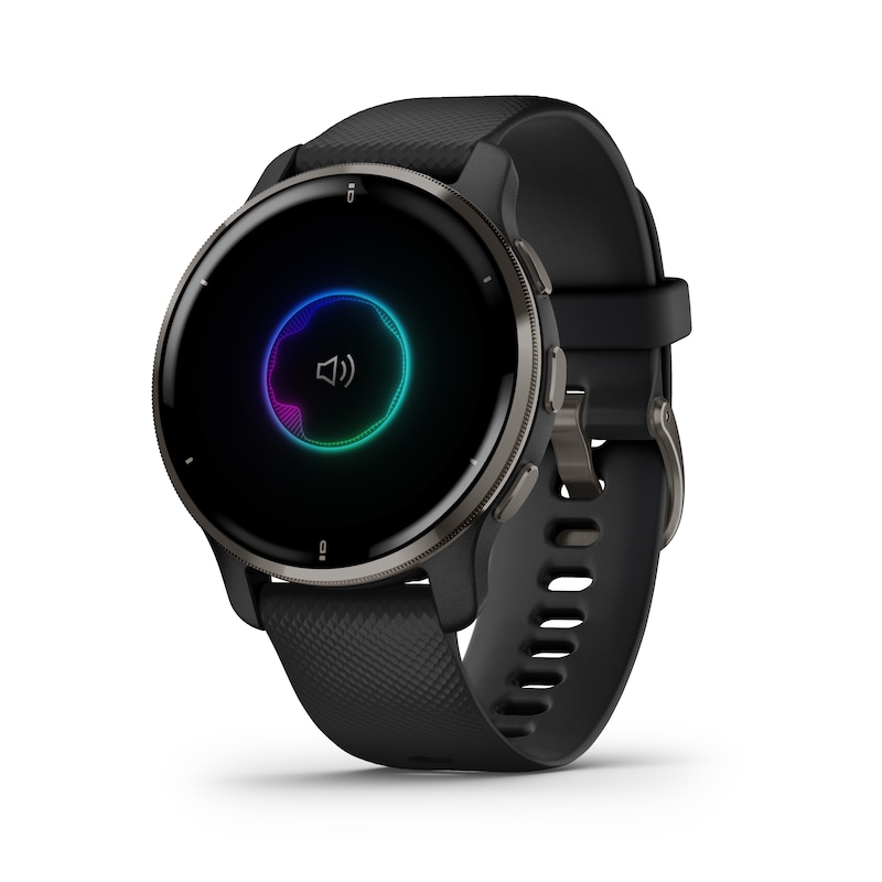 Main Image 2 of Garmin Venu Plus 2 Black Silicone Smartwatch