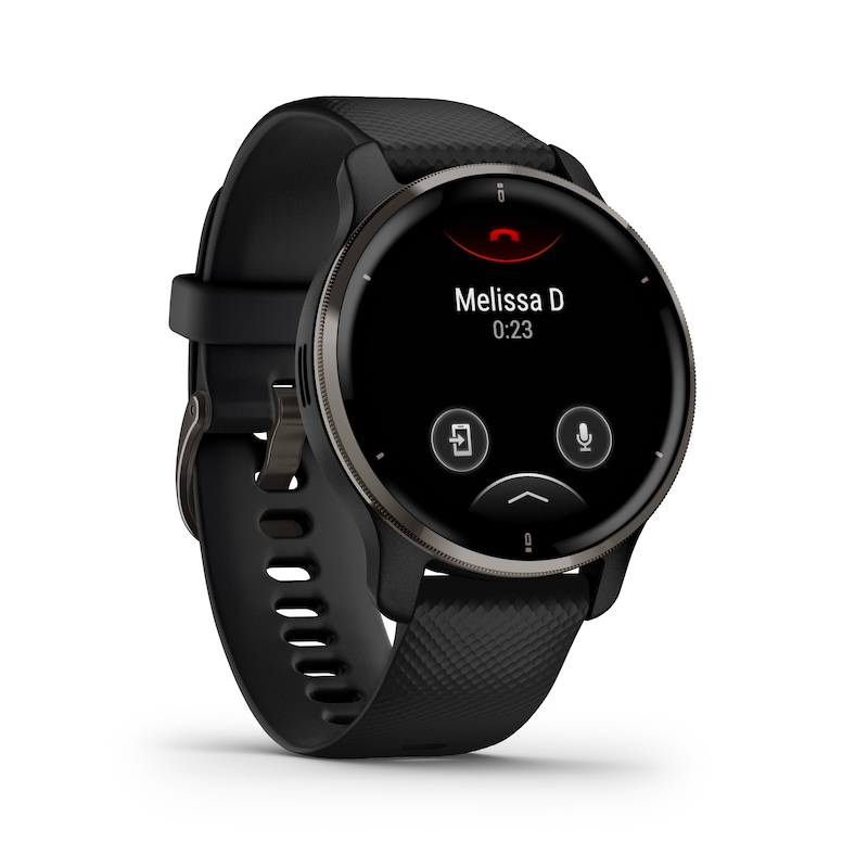 Main Image 6 of Garmin Venu Plus 2 Black Silicone Smartwatch