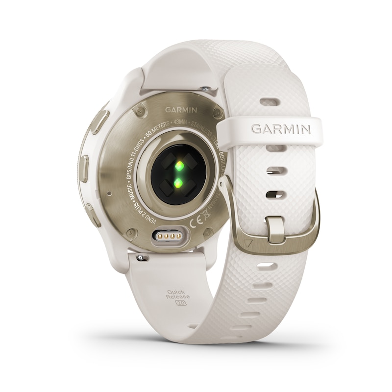 Main Image 4 of Garmin Venu Plus 2 Cream Silicone Smartwatch