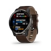 Thumbnail Image 2 of Garmin Venu Plus 2 Brown Leather Smartwatch