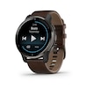 Thumbnail Image 3 of Garmin Venu Plus 2 Brown Leather Smartwatch