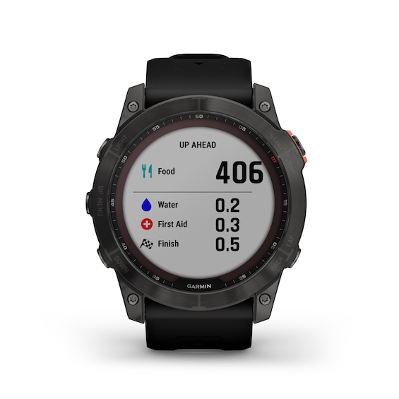 Garmin fenix 7X Solar Black Silicone Smartwatch