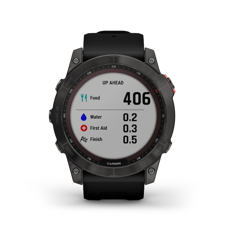 Main Image 1 of Garmin fenix 7X Solar Black Silicone Smartwatch