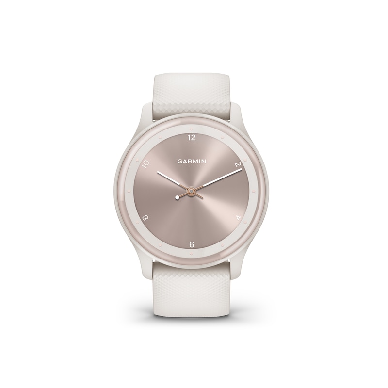 Main Image 1 of Garmin Vivomove Sport White Silicone Strap Smartwatch