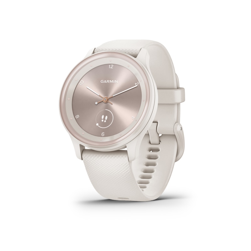 Main Image 2 of Garmin Vivomove Sport White Silicone Strap Smartwatch