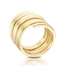 Thumbnail Image 2 of Sterling Silver & 18ct Gold Plated Vermeil Coil Wrap Ring
