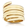 Thumbnail Image 3 of Sterling Silver & 18ct Gold Plated Vermeil Coil Wrap Ring