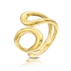Thumbnail Image 1 of Sterling Silver & 18ct Gold Plated Vermeil Chunky Ring