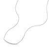 Thumbnail Image 3 of Silver 0.15ct Diamond Curved Bar Pendant