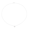 Thumbnail Image 2 of Sterling Silver 0.40ct Diamond Bezel Necklace