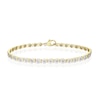 Thumbnail Image 1 of 9ct Yellow Gold 1ct Diamond Illusion Tennis Bracelet