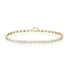 Thumbnail Image 0 of 9ct Yellow Gold 1ct Diamond Illusion Tennis Bracelet