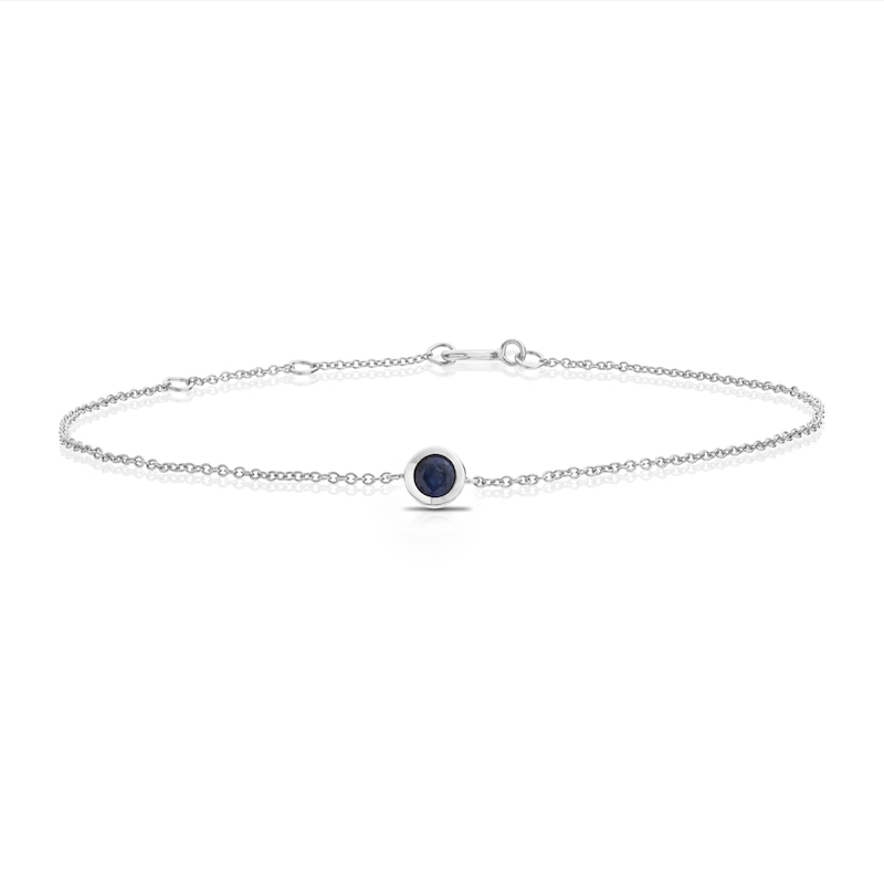 Sapphire Bezel Bracelet 