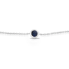 Thumbnail Image 2 of Sterling Silver Sapphire Bezel Bracelet