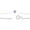 Thumbnail Image 3 of Sterling Silver Sapphire Bezel Bracelet