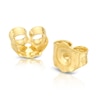 Thumbnail Image 3 of Sterling Silver & 18ct Gold Plated Vermeil Sapphire Stud Earrings