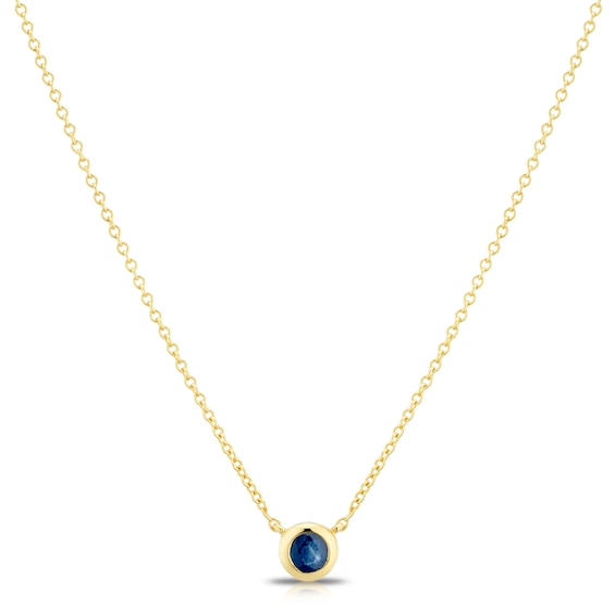 Sterling Silver and 18ct Gold Plated Vermeil Sapphire Bezel 